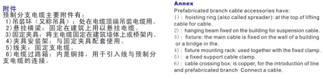 預(yù)制分支電纜
